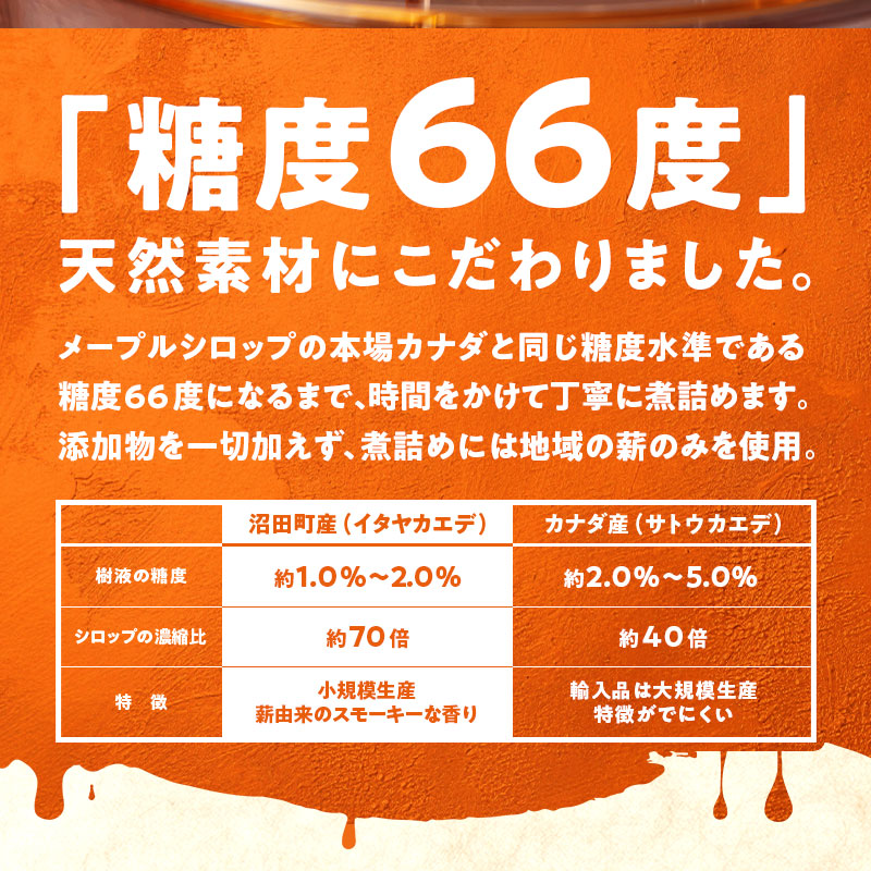 北海道産 メープルシロップ（65g）1本～5本 国産 北海道 ＼選べる本数／樹液 食品 「snow」沼田町 n-0110var