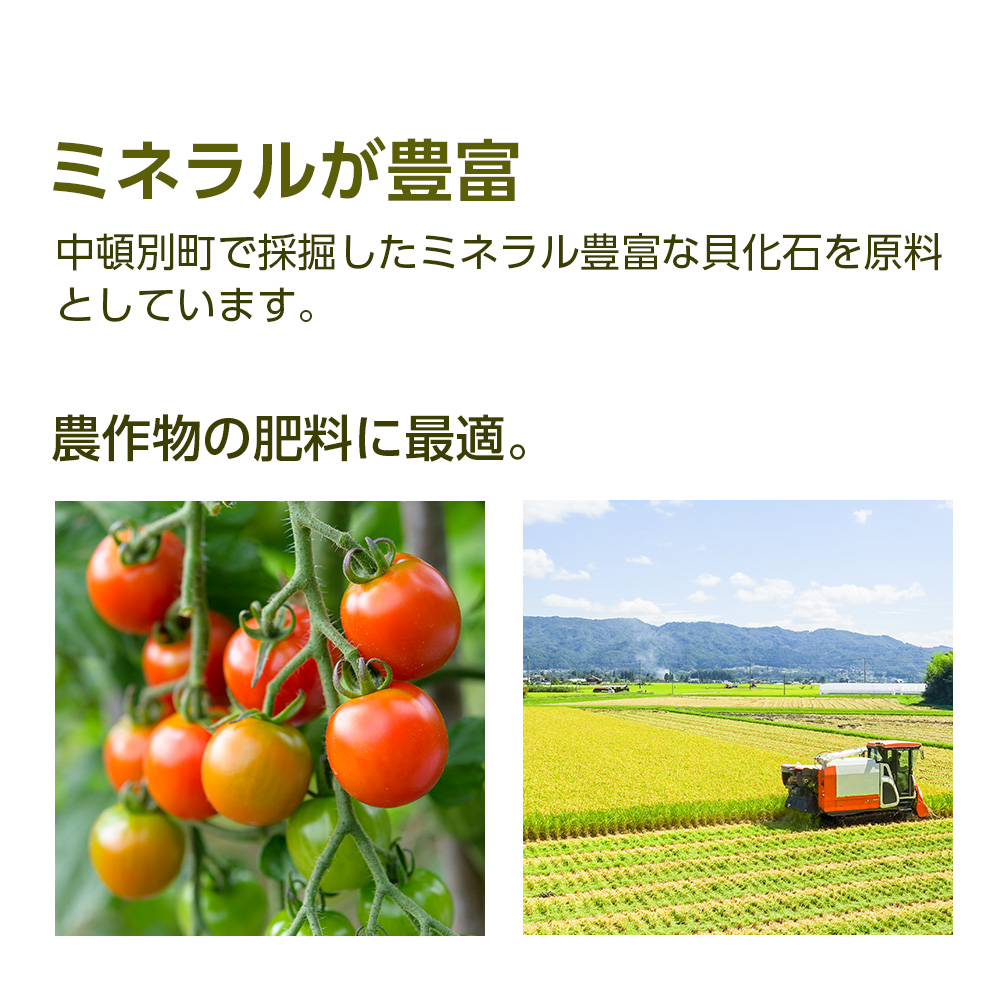 肥料 貝化石 20kg 1袋 土壌 改良 ミネラル 環境