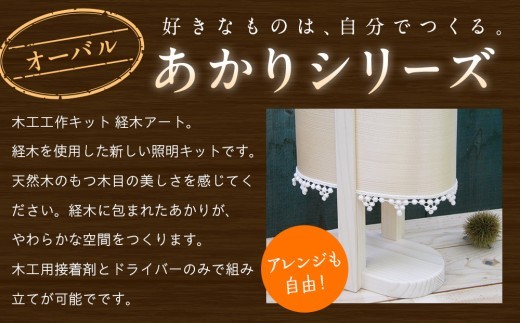 木工工作キット「オーバル」 加賀谷木材 | 北海道津別町