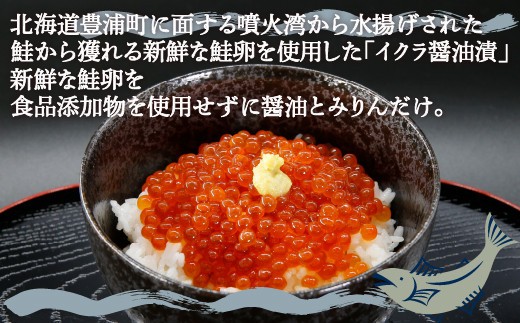 いくら 醤油漬け 新鮮 鮭卵使用 手作り 180g×3瓶 噴火湾 優しい醤油とみりんの味 イクラ 醤油漬 いくら醤油漬け 鮭 魚卵 魚介類 海産物 ご飯のお供 冷凍 北海道 豊浦町