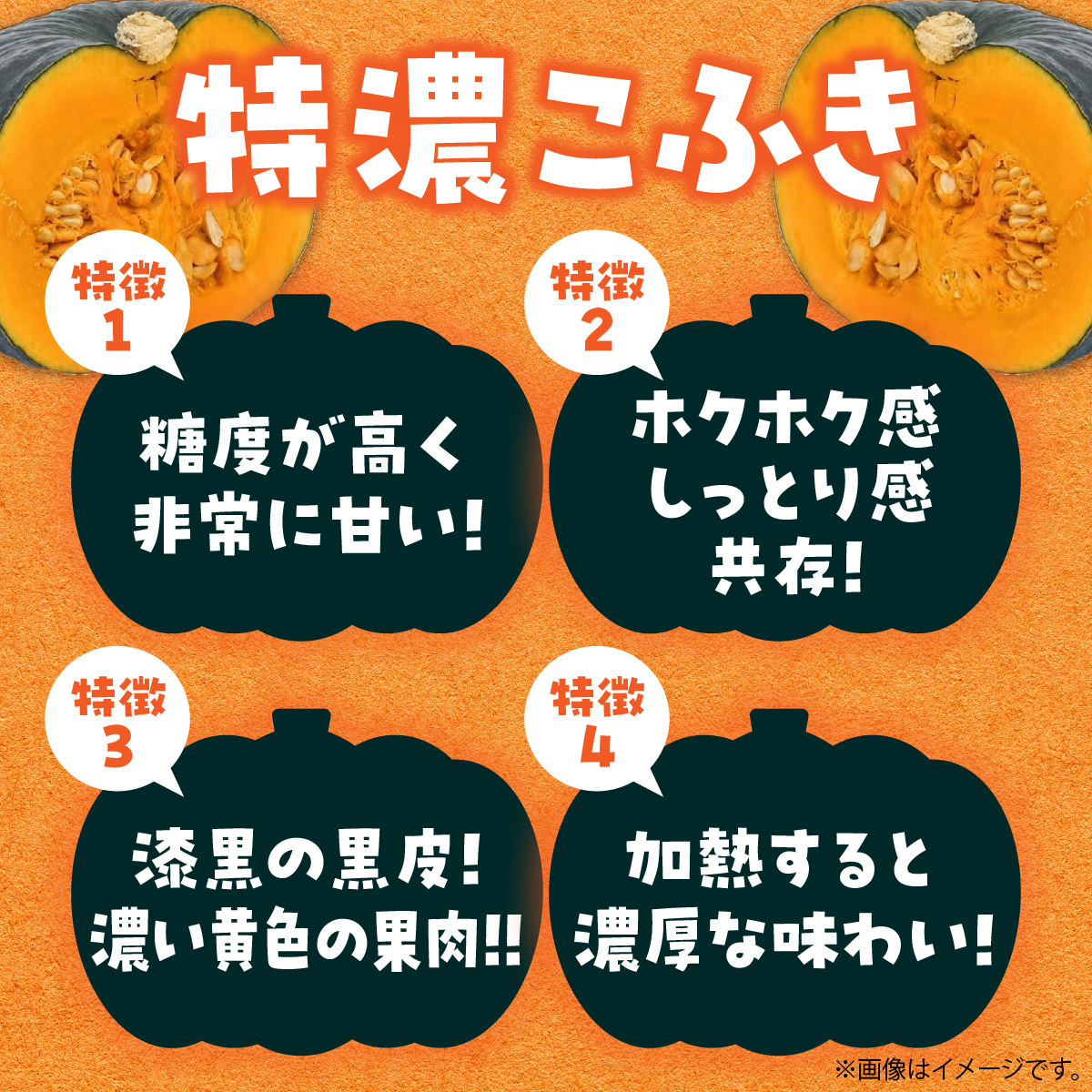 〈10月上旬よりお届け〉北海道壮瞥町産 かぼちゃ 特濃こふき5~7玉 約10kg SBTL019