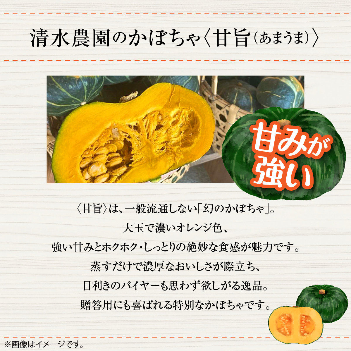 ＜2026年9月初旬よりお届け＞【農園直送】清水農園のかぼちゃ(甘旨）約10kg (4～6玉) SBTO013