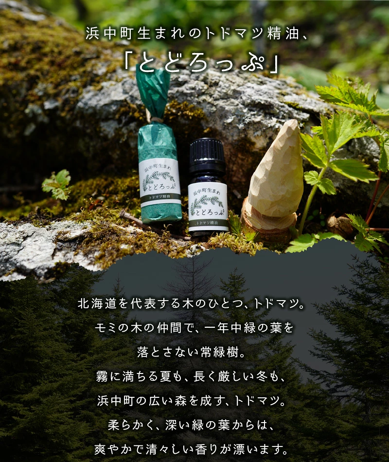 浜中町生まれトドマツ精油『とどろっぷ』5ml　1本_H0025-110