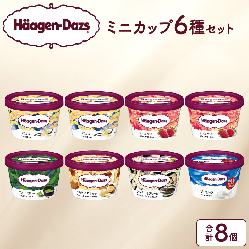 ハーゲンダッツ『定番ミニカップ8個セット』_H0016-104