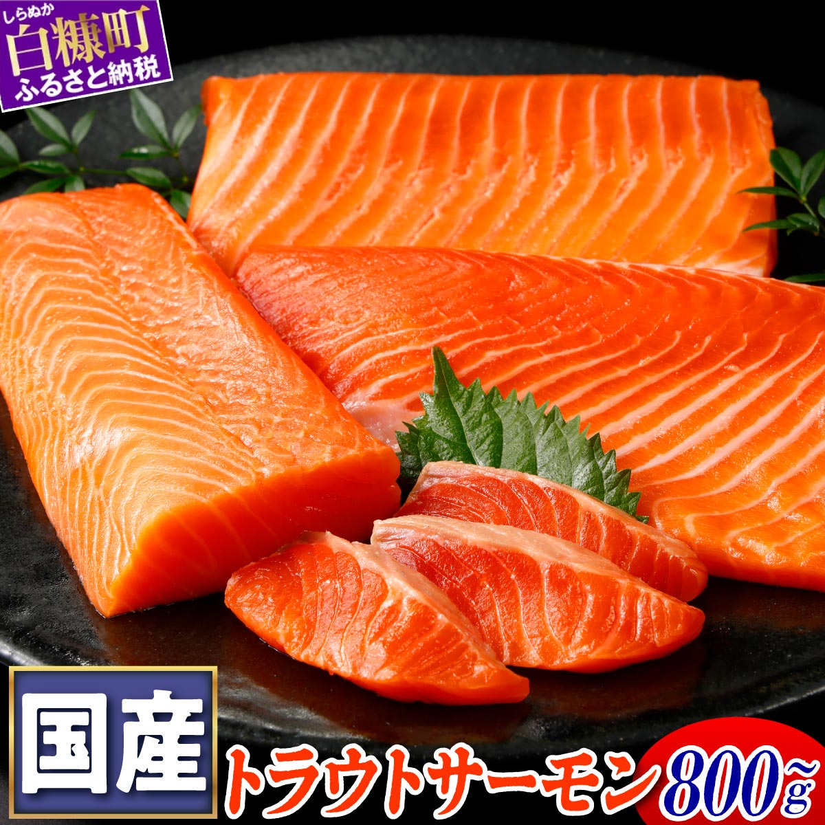 国産トラウトサーモン【800g】