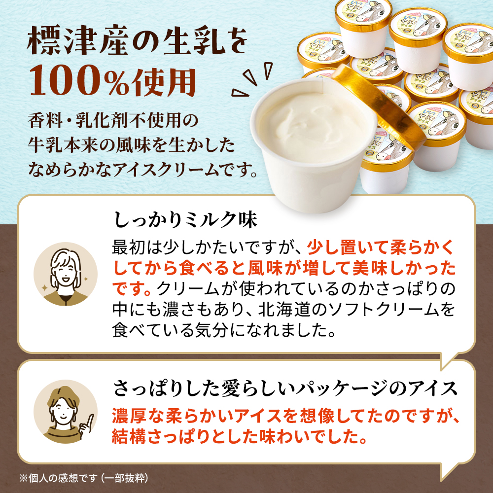 しべつ牛乳アイス 選べる 6~24個 北海道産 無添加 アイスクリーム バニラ カップ 詰め合わせ 生乳 国産 スイーツ デザート ジェラート ミルク 菓子 ご褒美 ギフト プレゼント 北海道 標津町