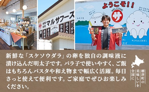 北海道産 バラ 明太子 2パック～6パック（各230g） 冷凍 辛子明太子 めんたいこ メンタイコ バラ子 プチプチ 小分け 国産 明太子 家庭用 ご飯のお供 おつまみ おかず お弁当 白米
