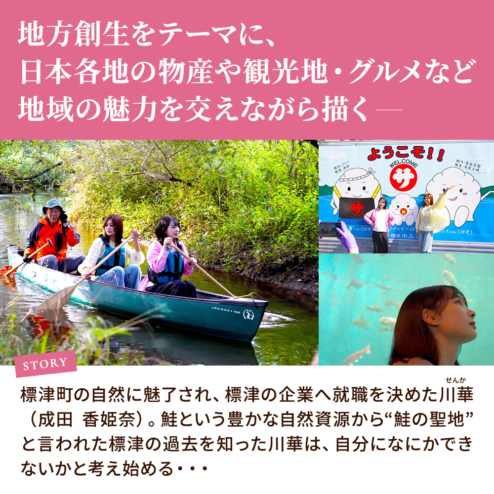 【 DVD 】「標津物語」北海道標津町を舞台としたふるさと映画 成田香姫奈 AKB48 平成ノブシコブシ 映画 ご当地 ふるさと映画 ご当地映画 歴史 雑貨 日用品 北海道 標津町