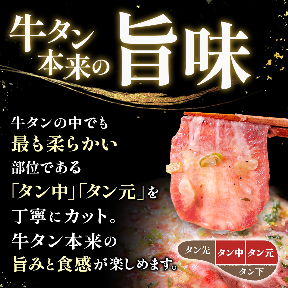 ＜訳あり＞ 薄切り ネギ塩牛タン 選べる容量 500g / 1kg / 1.5kg タン中・タン元使用 250g 小分け 焼きやすい 【G1759930】