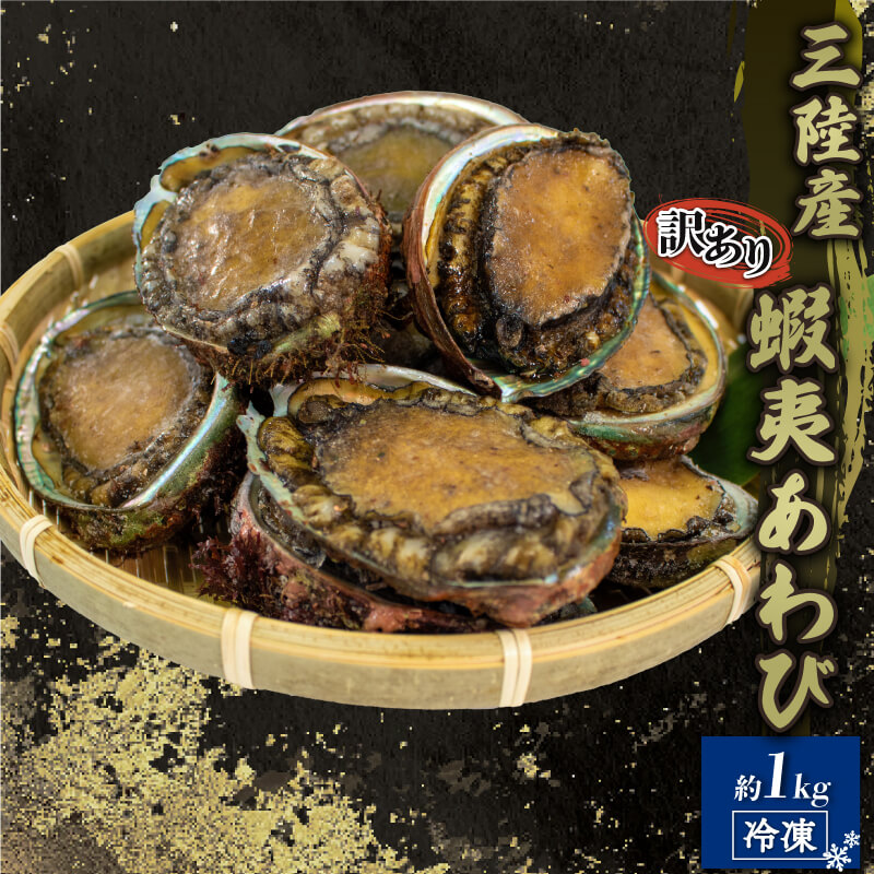 訳あり エゾアワビ 約1kg 冷凍 鮑 蝦夷あわび あわび アワビ 鮑 Abalone ステーキ  バターソテー 正月 お正月 おせち  刺し身 刺身 バーベキュー BBQ ごはん 夕飯 おかず おつ