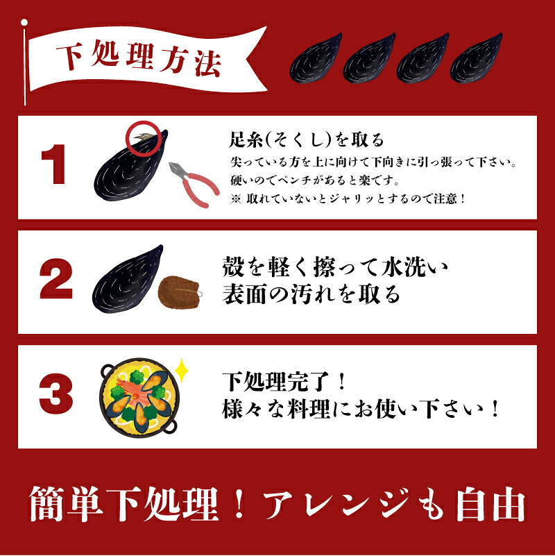 国産 活ムール貝 1kg / 3kg  冷蔵 ムール貝 ムラサキ貝 しゅうり貝 殻付き 新鮮 産地直送 お取り寄せ グルメ 三陸 岩手県 大船渡市 5000円 5千円 五千円 5000円以下 5000円以内