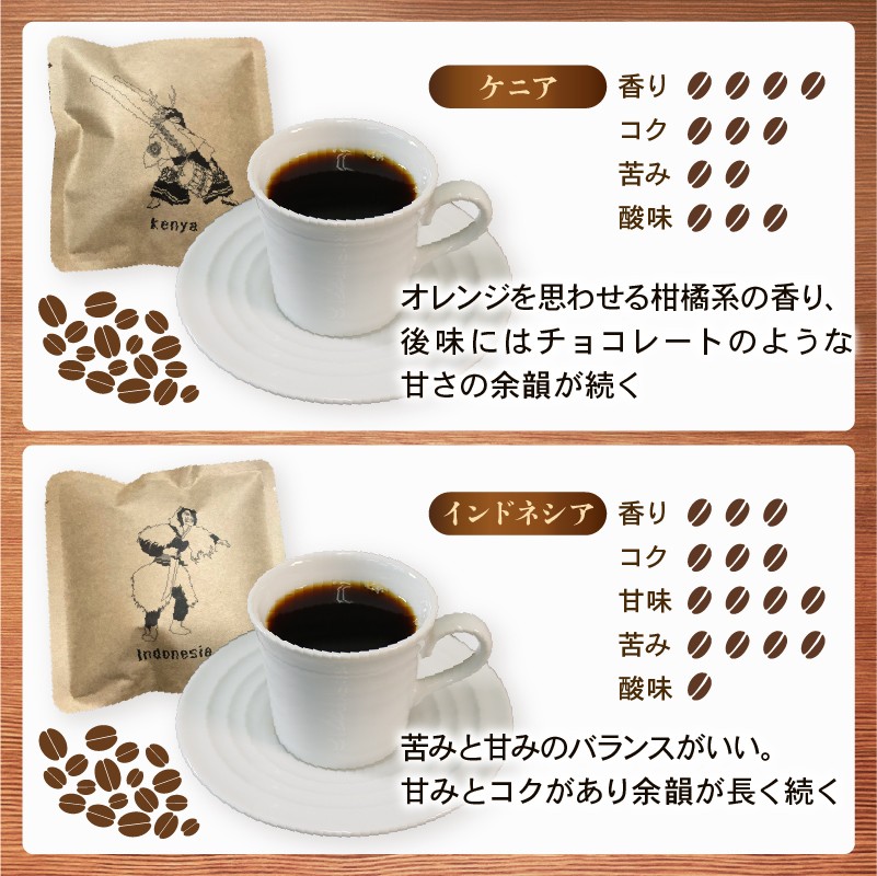 ドリップパック 選べる 種類 個数 回数 コーヒー 豆 ドリップバック 珈琲 お試し 自家焙煎 支援 応援 大船渡市