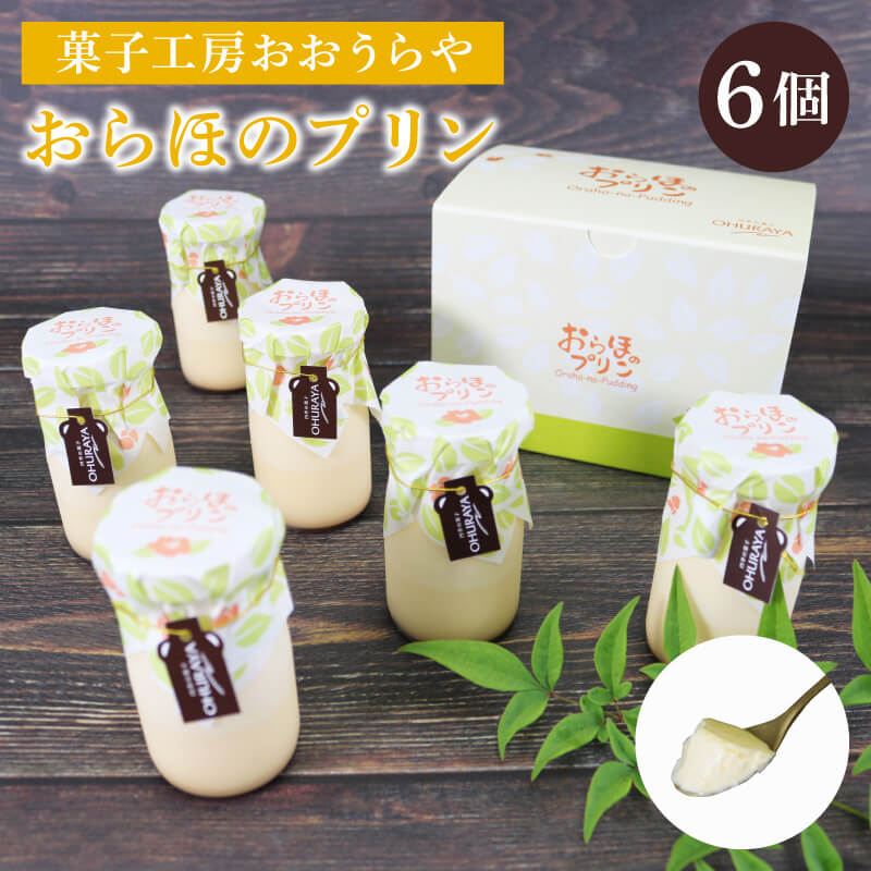 おらほのプリン 6個入 プリン スイーツ 手土産 詰合せ ギフト お土産 プレゼント 内祝い 父の日 母の日 敬老の日 お中元 御歳暮 ご褒美 退職 岩手県 大船渡 大船渡市 ぽかぽか おおうらや