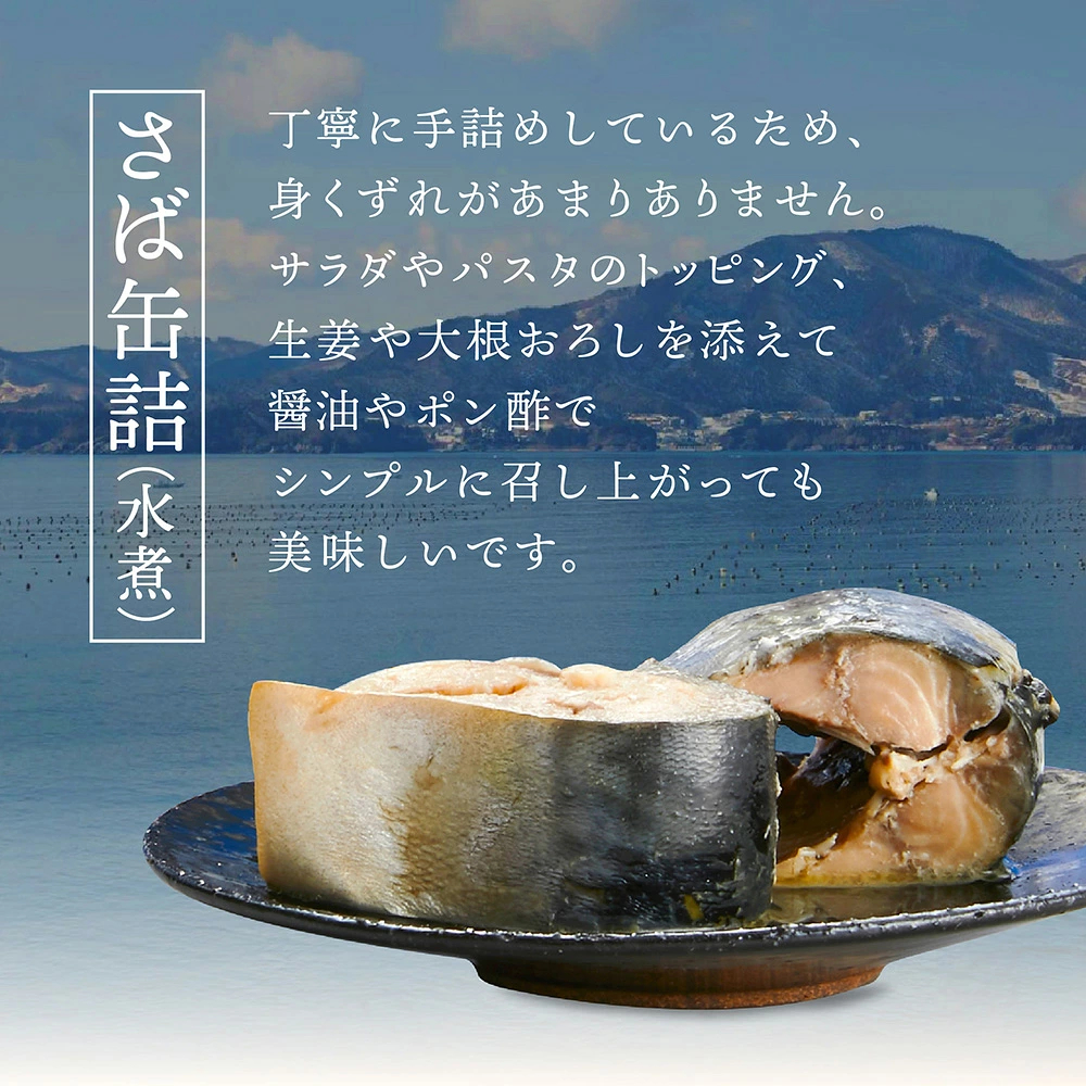 【高評価】 無添加 サバ缶 水煮 選べる 6缶~24缶 【 さば さば缶 魚 缶詰 セット 安心 無着色 海産物 ギフト 贈答 贈り物 備蓄 食料 長期保存 非常食 防災 菊詰め 国産 】 RT860