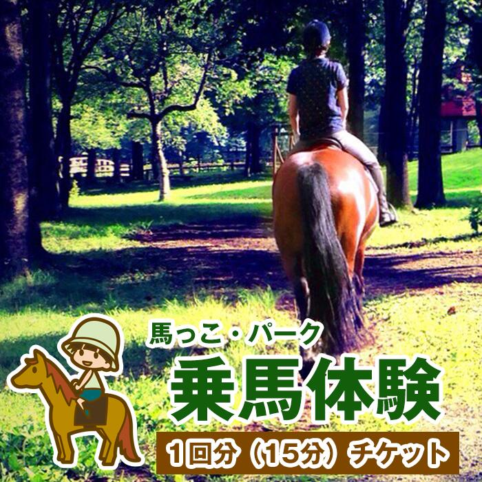 乗馬体験 1回分 チケット 【馬っこパーク・いわて】