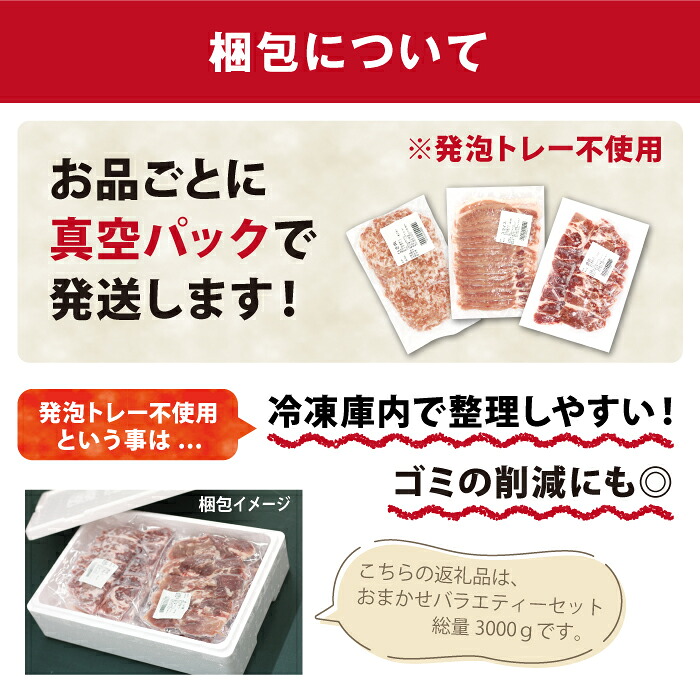 国産 四元豚 しゃぶしゃぶ セット 小分け 真空パック 総量 1200g