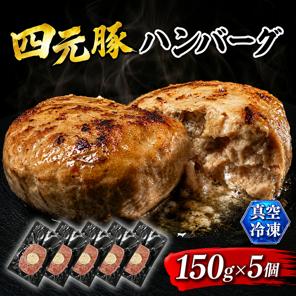 四元豚 ハンバーグ 小分け 真空パック 150g