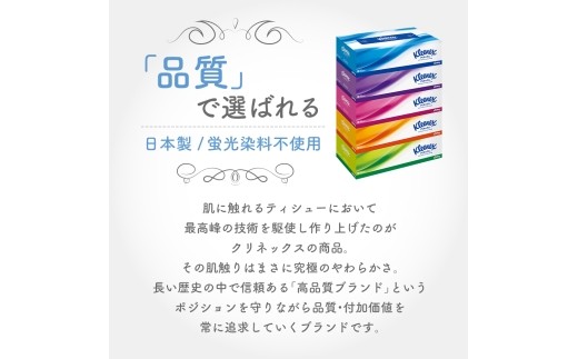ティッシュ クリネックス 5箱入 × 4パック トイレットペーパー ダブル 1.5 倍巻き 8ロール入 × 4パック コンパクト[№5704-1790]