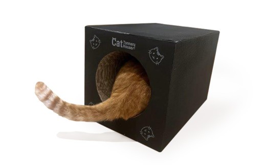 ねこトンネル ー Cat Tonneru House ー 段ボール 猫 ネコ [No.5704-0830]