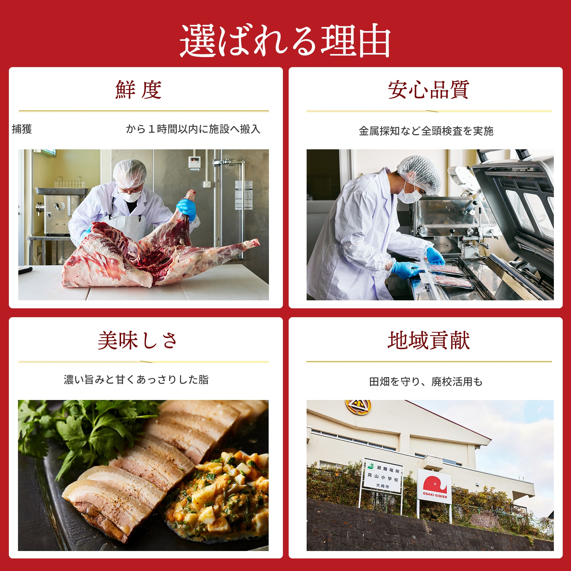 【大崎ジビエ】国産ジビエ認証取得｜猪ひき肉 150g