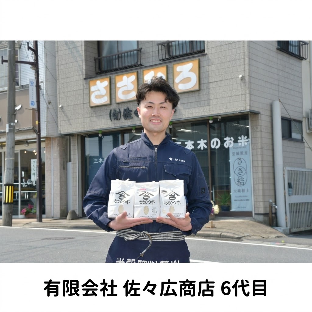 【令和7年産】三本木の米 3種 食べ比べセット 計3kg （ササニシキ・ひとめぼれ・ささ結 各1kg）ささひろ米 佐々広商店｜宮城県大崎市 [sh001-r7]