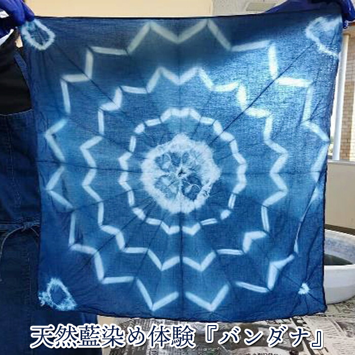 (06902)天然藍染め体験～バンダナ