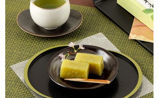 餅よし特製 ずんだ羊羹 (約150g×4)｜ようかん 羊かん 宮城 仙台 富谷市 名物 銘菓 和菓子 枝豆 もち づんだ お取り寄せ スイーツ 特製 オリジナル 自家製ずんだ [0375]