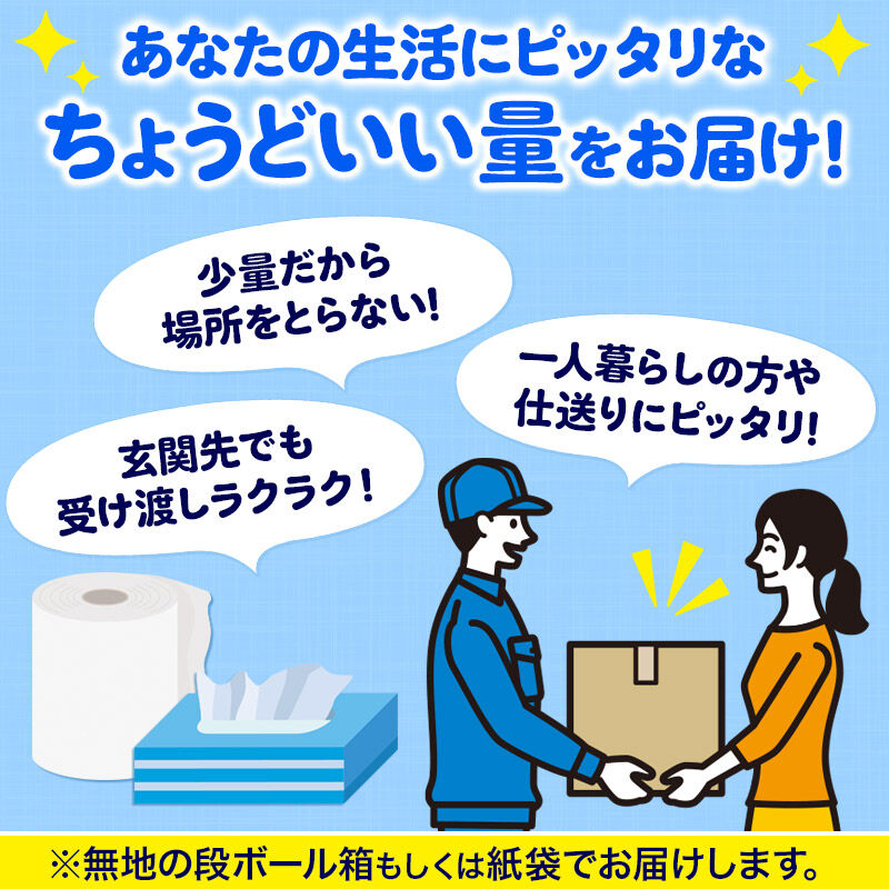 トイレットペーパー スコッティ 3倍長持ち 無香料 4ロール(ダブル)×4P ＆ ティッシュペーパー スコッティ10箱(5箱×2P) 秋田市オリジナル 最短翌日発送