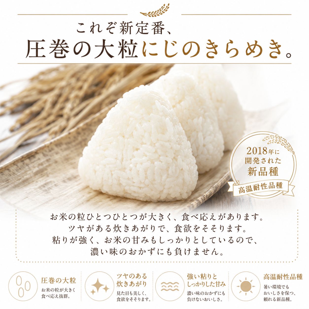 ＜令和8年産・新米＞ 玄米 にじのきらめき 新米 30kg 米 お米 数量限定 ご飯 ごはん コメ 白米 ライス げんまい ニジノキラメキ 先行予約 2026年産 R8産 玄米30kg 玄米30キロ