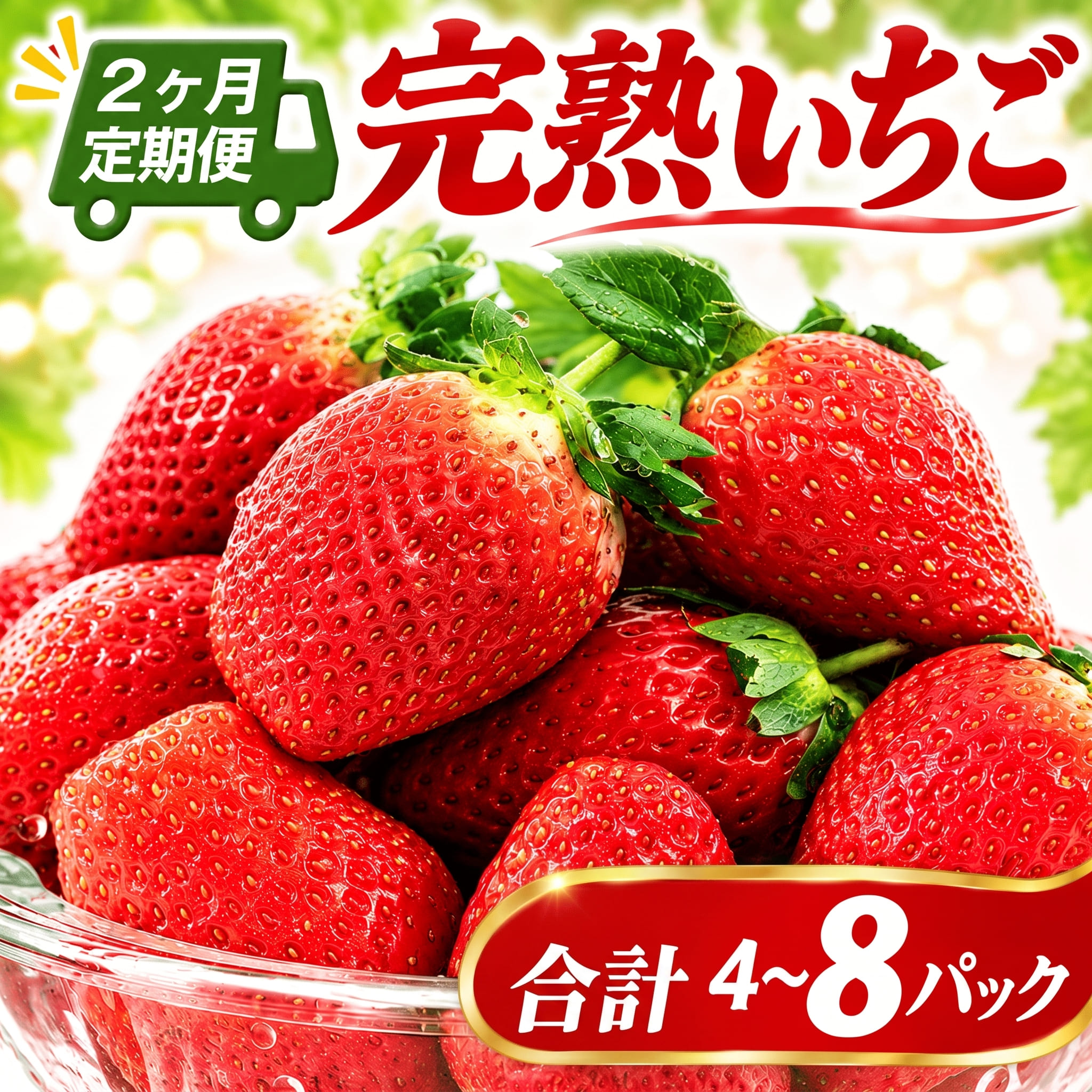 定期便 いちご 約 260g