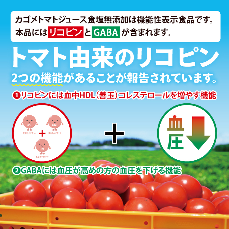 トマトジュース カゴメ KAGOME 食塩無添加 720ml 15本 詰め合わせ アソート 3種 野菜ジュース 濃厚リコピン ジュース 飲料（116-02）