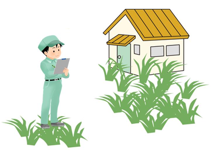 見回り あなたに代わって見回ります 内の空き家見守りサー…