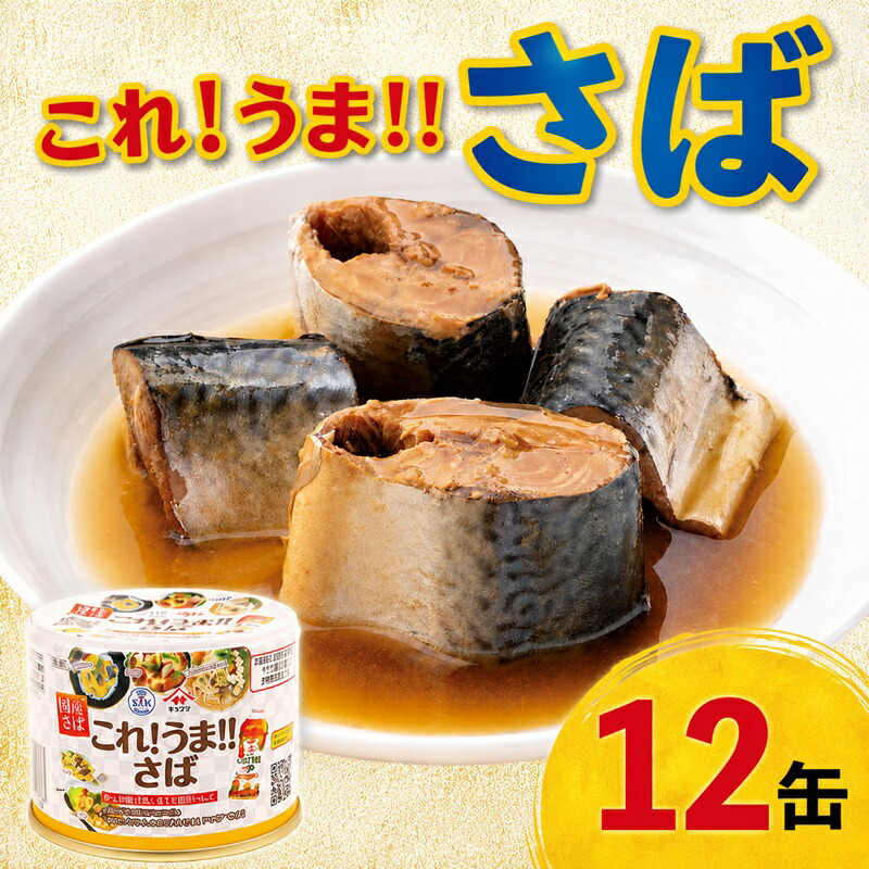 缶詰 12缶 これ！うま！！さば さば 鯖 缶詰 詰め合わせ 缶詰め 缶詰めセット 常温 常温食品 つゆ ヤマサ 醤油 魚 魚貝 魚介 簡単 手軽 海鮮 非常食 常温食 備蓄 備蓄食 長期保管 保存食