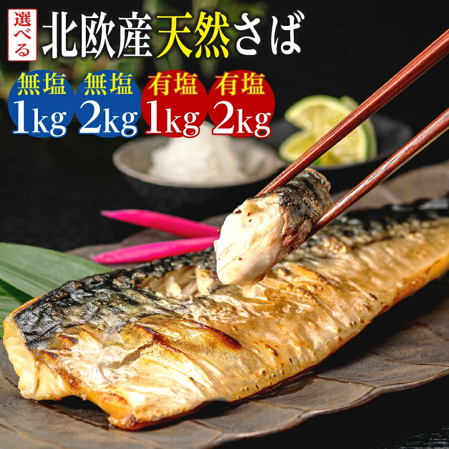 訳あり 骨取り 無塩さば 有塩さば 約1kg・約2kg 鯖 さば 無塩 有塩 千葉県 銚子市 飯田商店