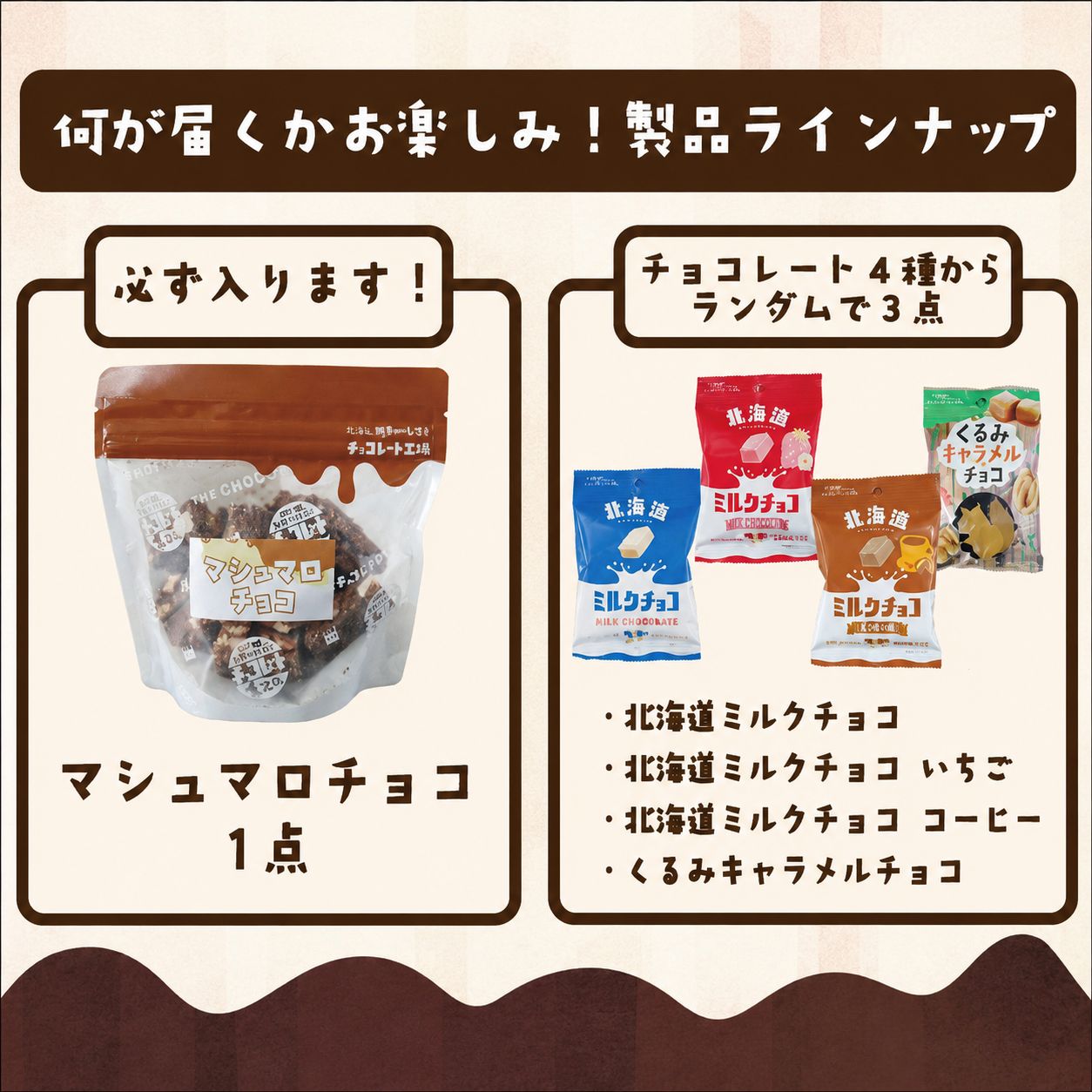 工場直送！ 人気チョコ菓子 セット ランダム10種 チョコレート ナッツ アーモンド 抹茶 いちご バナナ 北海道 ミルク お菓子 おかし おやつ 詰合せ つめあわせ 詰め合わせ 工場直送 マシュマロ