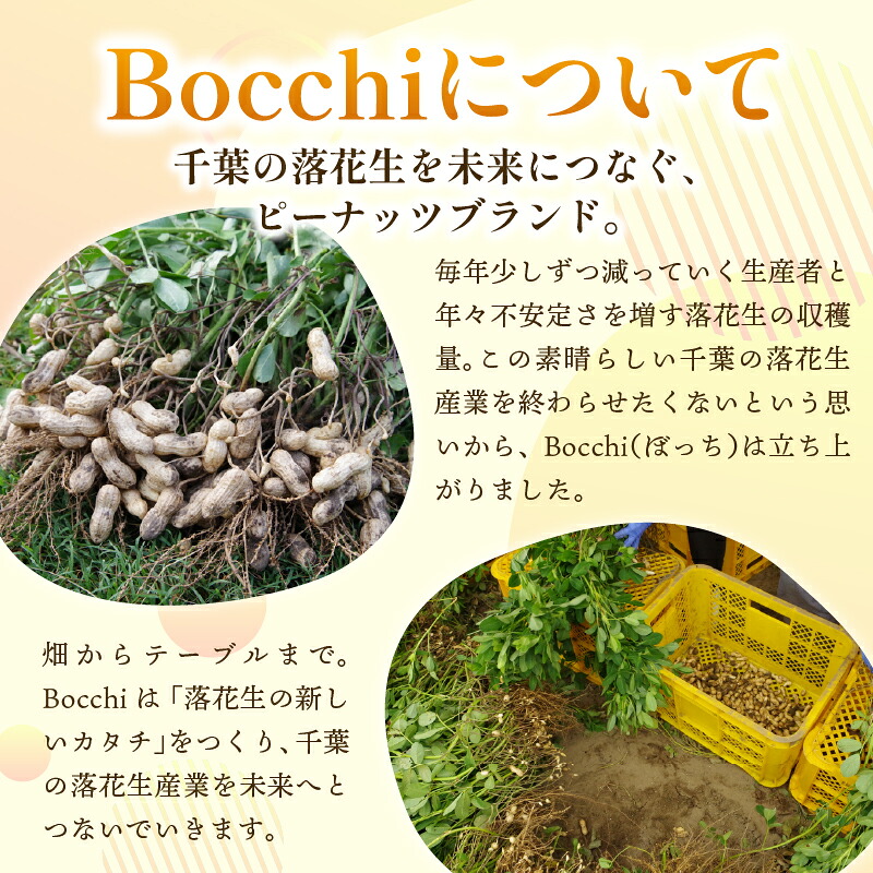 ピーナッツギフトセット ＜中＞ Bocchi  ピーナッツ ナッツ 落花生 ラッカセイ タンパク質 タンパク ミネラル 食物繊維 豆 マメ 千葉 定番 おやつ おつまみ ご褒美 良質 素材 贈答