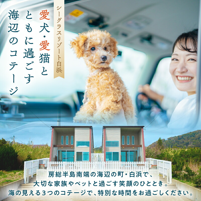 シーグラスリゾート合同会社 ご宿泊割引券（300,000円分） mi0103-0001-8 【ペット 犬 猫 旅行 トラベル チケット アウトドア グルメ リゾート 海】