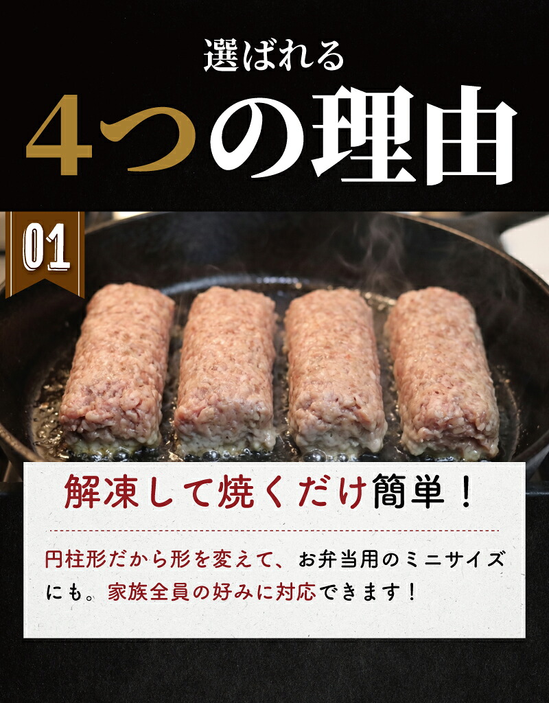 ハンバーグ 20個 計2kg 100g × 4個 × 5セット はんばーぐ 大容量 豚肉 牛肉 牛 豚 肉 合い挽き肉 冷凍 冷凍食品 簡単調理 焼くだけ お弁当 おかず 遠足 夕食 便利 簡単