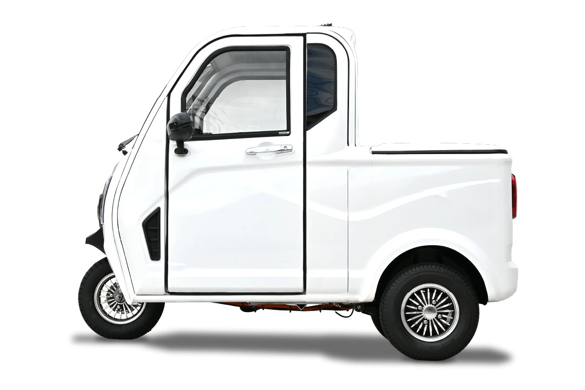 電動トゥクトゥク《VIVEL》TRUCK 1人乗り ホワイト 航続100km｜ビベルトラック 電気トラック EVトゥクトゥク 電動乗り物 電動自動車 電気トラック [1065]