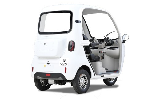 電動トゥクトゥク《VIVEL》COCO CLi SMOOTH 3人乗り (選べる7色／ホワイト、シルバー、アンダーモカツートン、ベージュツートン 他) 航続120km [1049-1056]