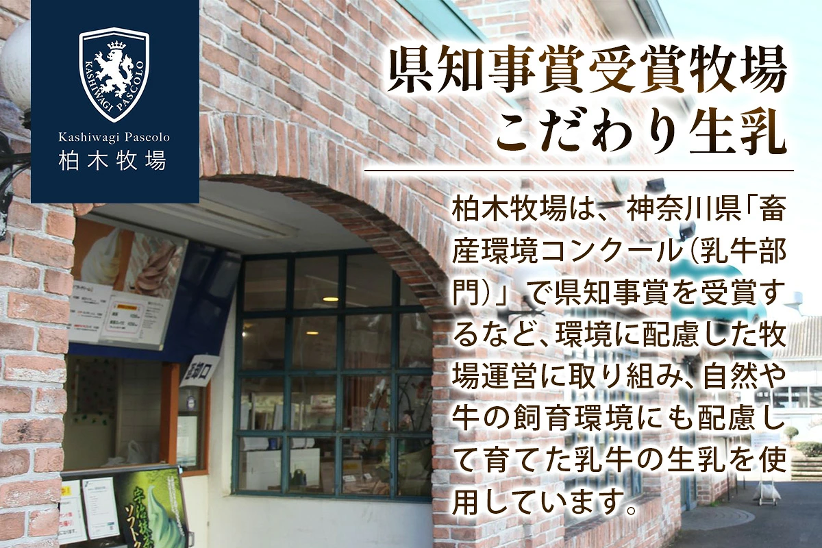《柏木牧場直送》 柏木牧場 手づくりアイスクリーム ミルク味 8個セット (120ml／個) [1248]