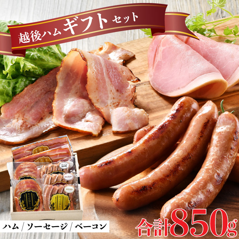 国産 越後もち豚 ハム ベーコン ソーセージ 5種 詰め合わせ にくこひし 笹川流れの塩 特選 ギフトセット 越後ハム 贈答 お中元 お歳暮 ギフト お取り寄せ 越後ハム 新潟県 新発田市 J54