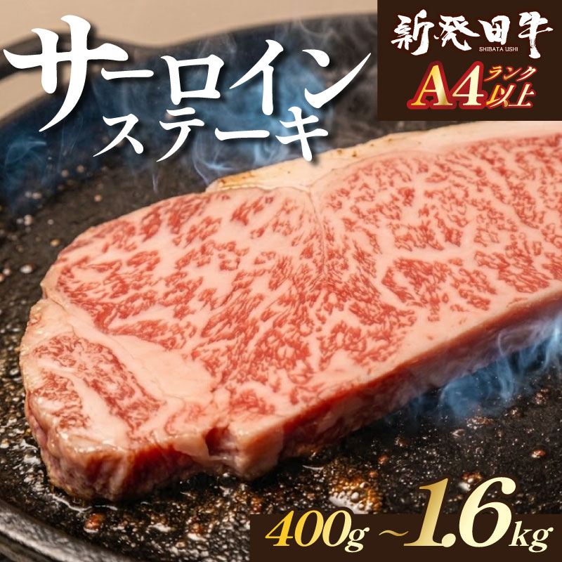【新潟の宝】 サーロイン ステーキ 牛肉 400g~1.6kg にいがた和牛 和牛 新発田牛 赤身 焼肉  特選 贅沢 厳選和牛 ブランド牛 ギフト 贈答 お歳暮 enomoto010P