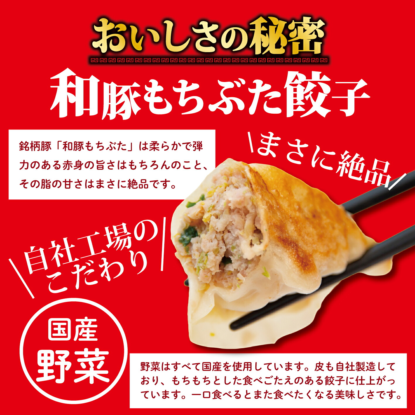 餃子 冷凍 30個 × 2袋 計 60個入り 和豚もちぶた 赤身 ニンニク 生姜 国産 野菜 使用 冷凍餃子 簡単 焼くだけ ギョウザ ぎょうざ 解凍 お手軽  豚肉 ぶた 豚 I70