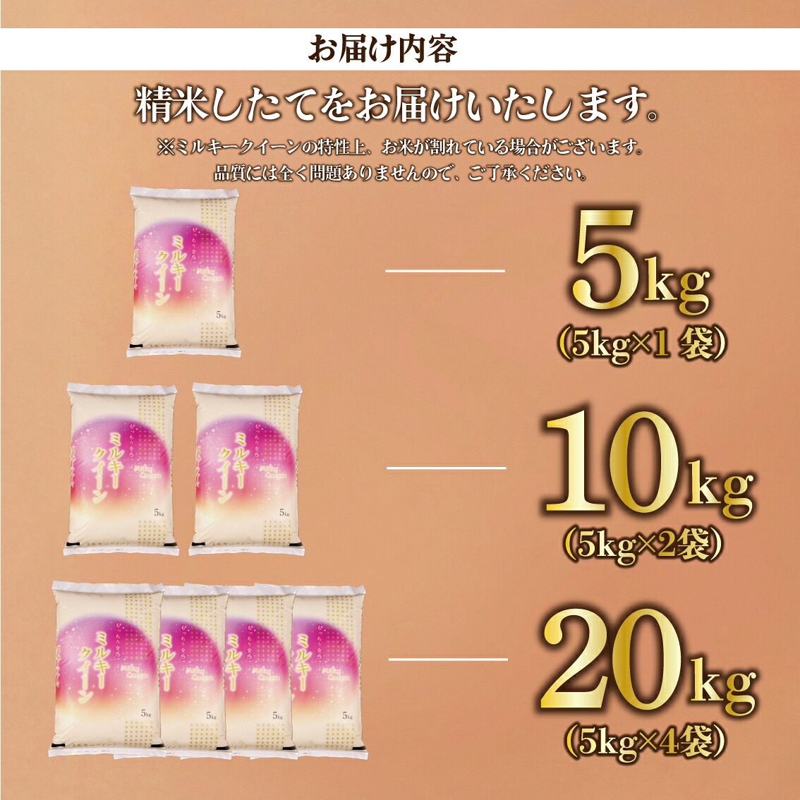 【最短7日発送】 令和8年産 ミルキークイーン 5kg 10kg 20kg ご飯 備蓄 コシヒカリ こしひかりコメ お米 米 こめ 新潟産 新潟米 新潟県 新発田 新発田市 斗伸 toushin015_04P