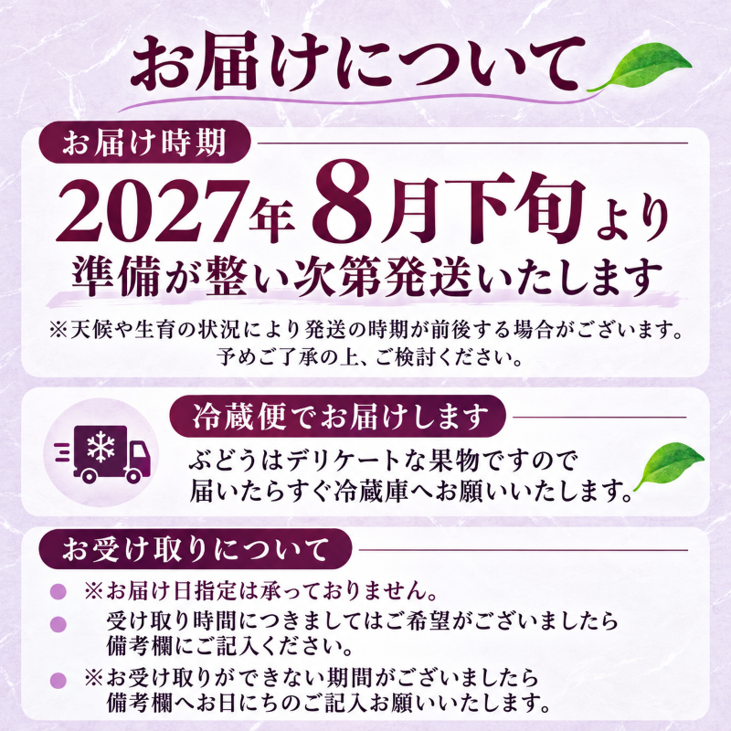 2027年先行予約 巨峰 2房 ぶどう 種なし 冷蔵 果物 旬 おすすめ 贈答 家庭 葡萄 グレープ くだもの フルーツ 葡萄 ブドウ ぶどう マスカット シャイン マスカット 高橋農園 新潟県 新発田市 takahashi009