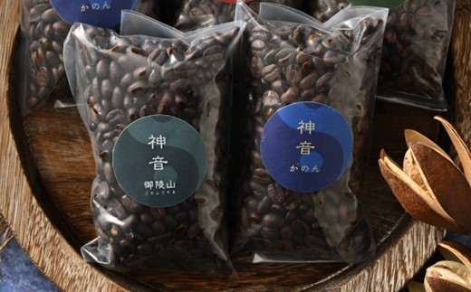 【定期便3回】神音カフェの自家焙煎コーヒーブレンドセット 4種 1.5㎏ ( 500g × 3回 ) 【豆/粉選べる】 自家焙煎コーヒー 豆 コーヒー 粉 ホットコーヒー 自家焙煎 珈琲 珈琲豆
