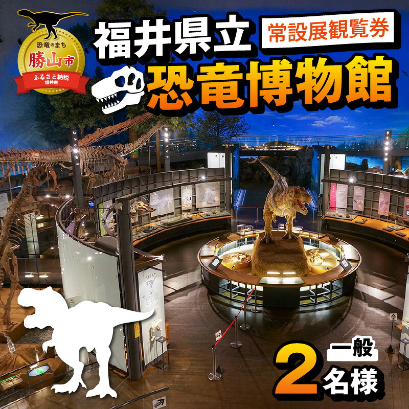 立恐竜博物館 常設展観覧券 一般 2名様