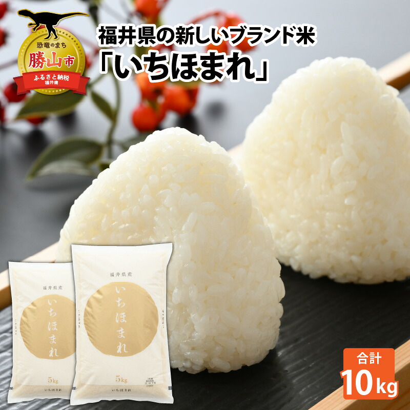 令和8年産 福井県の新しいブランド米 いちほまれ5kg ×2袋（計 10kg）いちほまれ お米 米 こめ ブランド米 精米 白米 国産 福井県産 勝山市  [D-015019]