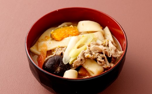 あけぼの大豆みその温泉麺ほうとう手作りセット 3人前 ほうとう 麺類 麺 手作り セット もちもち食感 もちもち 大豆 みそ 味噌 ミソ 麺料理 温泉麺